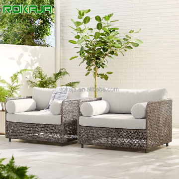 Bộ sofa Rattan ngoài trời không thấm nước cho sân trong và vườn