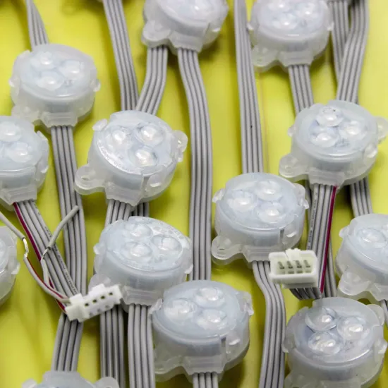 RGB Seven Color 30mm 0.75W DC12V Waterproof IP67 LED Pixel light