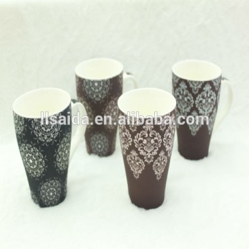 Neues Produkt Keramikkaffeetasse mit stumpfem polnischem Design