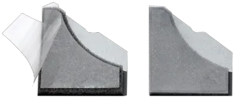 Foam local self adhesive patch