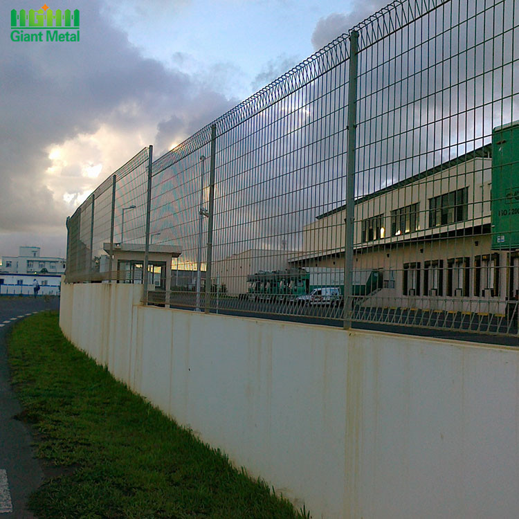 Loop Top Welded Roll Top BRC Security Fence