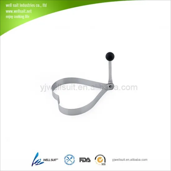 Food grade stainless steel heart shape pizza cutter