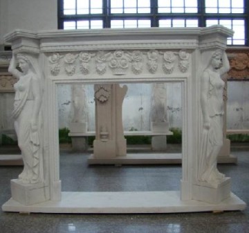 G682 Granite Fireplace