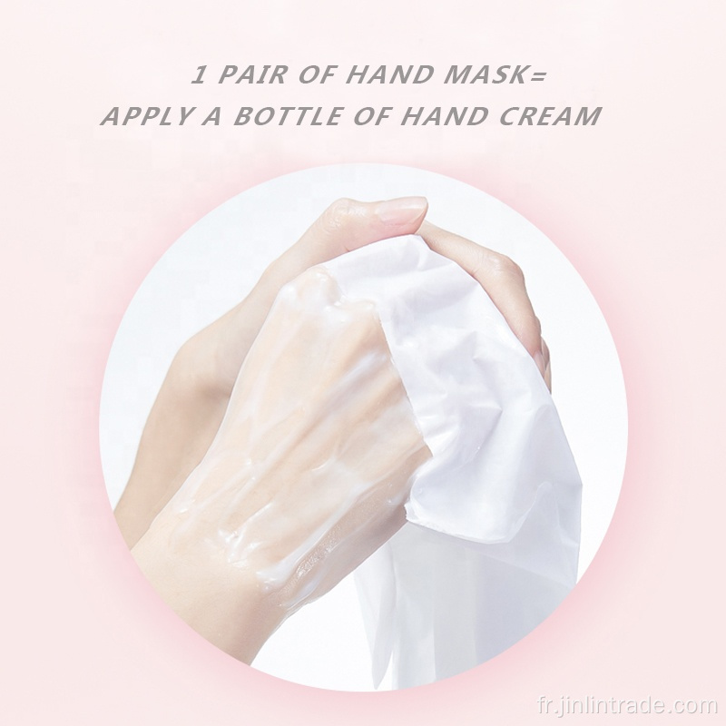 Masque de la main hydratante de la crème de blanchiment à la main