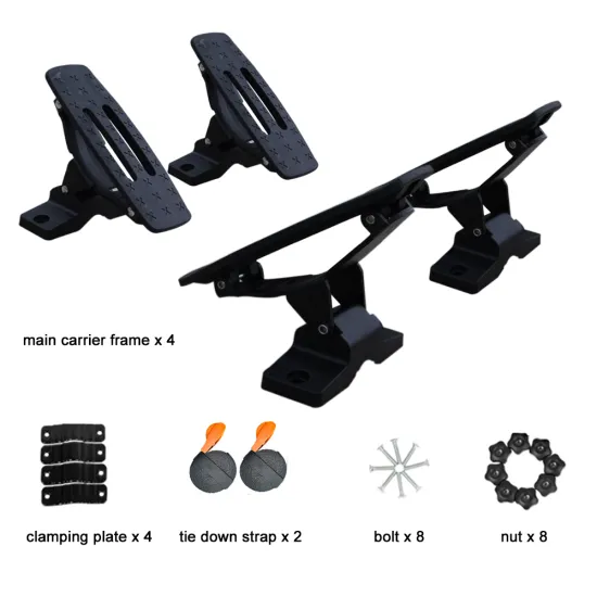 Universal Kayak Roof Rack: Cradle Carrier for Most Cars and SUVs