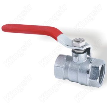 Chrome Plated Brass Ball Valve for Plumbing