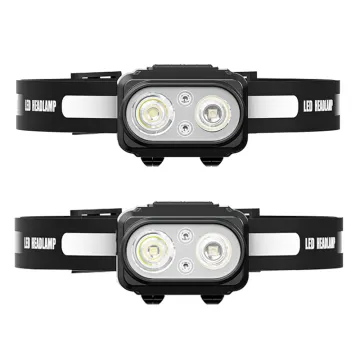 Outdoor Waterproof Rechargeable LED Headlamp with Motion Sensor