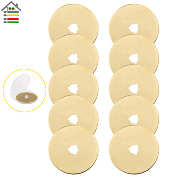 10Pcs Titanium Coated Rotary Cutter Blades 28mm 45mm 60mm fit for Olfa Fiskars Cutter SKS-7 Quilting Supplies Sewing Accessories