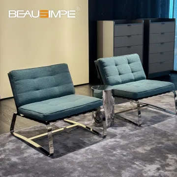 High-End Fabric Longue Chair