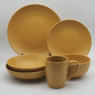 Customized color ceramic tableware stoneware dinner set homeware