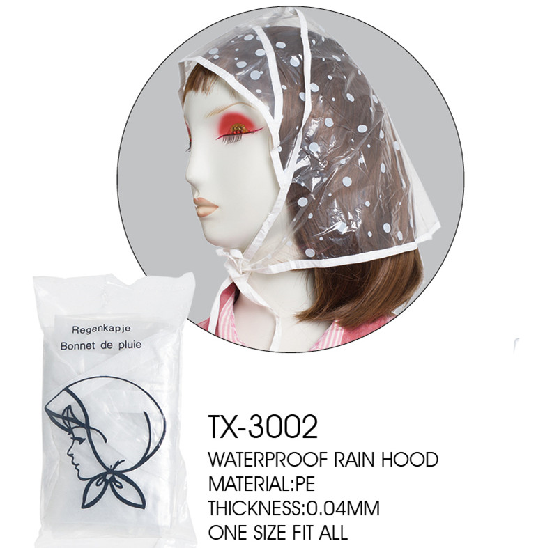 Waterproof Plastic Raincap