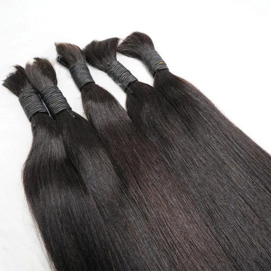 Wholesale Virgin Brazilian Wet and Wavy Human Hair for Braiding Extensions
