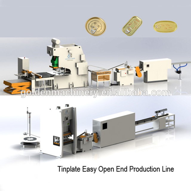 einfache Kappe einfach zu öffnende Metalldeckelherstellungsmaschine