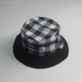 Men Fashion Plaid Bucket Hat With Pocket