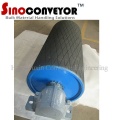 Conveyor head drum tail bend pulley