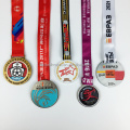 Medalha de metal esportiva de esporte personalizada antiga de design 3D