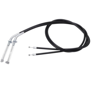 CRUBEST Aftermarket Motorcycle GY6125 Rear and Front Brake Cables