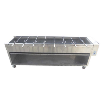 Commercial Outdoor Smoked Charcoal Oven Roast Lamb and Chicken
