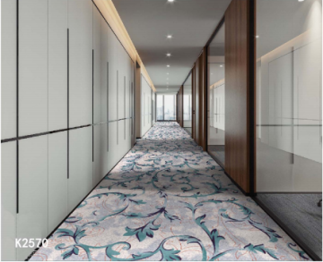 High Quality Wall-to-Wall Nylon Axminster Carpet for Hotels