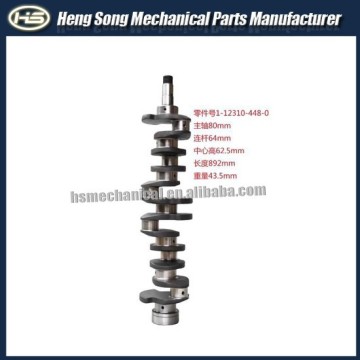 fast delivery excavator engine parts Crankshaft 1-12310-448-0 in stock