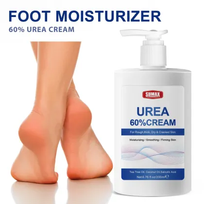 Private Label Urea 60% Foot Cream - Repair Cracked Heels 200ml Massage Cream