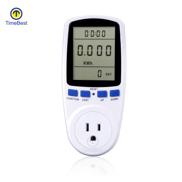 Miernik energii wyświetlania LCD: Watt, Volt, Voltage i Analizator Power dla standardów USA