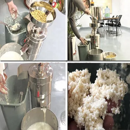 Tofu Factory Stainless Steel Almond Peanut Soy Bean Milk Making Machine