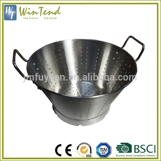 Food container with strainer basket stainless steel 201 kitchen strainer