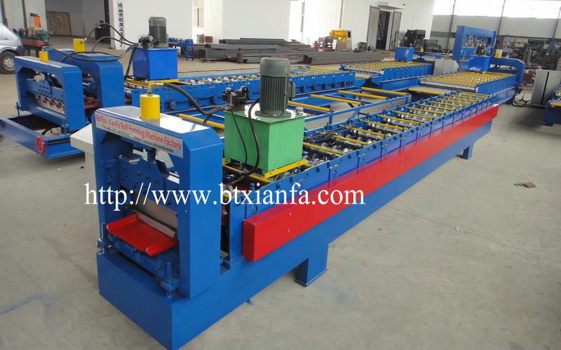 Color Steel Sheet Roof Tile Metal Roll Forming Machine