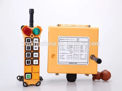 Factory price wireless remote controlled electrical switch, bridge crane truck remote control