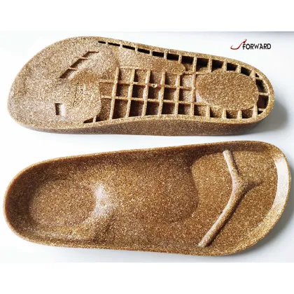 Hot Sale Insole Rubber Shoe Sole Sheet PVC Cork Mid Sole for Sandals