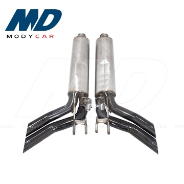 BS Style Black Stainless Steel Exhaust Pipe for 2019-2020 Mercedes-Benz G-Class W464 G500 G63