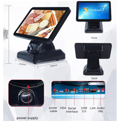 Dual Screen Pos Machine Business System