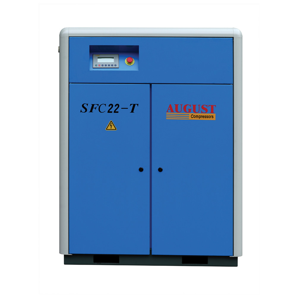 22kw AUGUST SFC22 screw air compressor 30HP