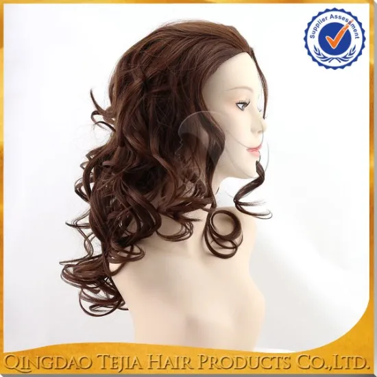 High quality full cuticle virgin european hair kosher jewish band fall wigs