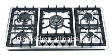 NEW Sink Panel 5 burner Built-in Stainless Steel Gas Cooker (hot!)