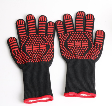 Silicone Microwave BBQ Gloves - Heat Resistant BBQ Grill Accessories (2 Per Kit, 28-35VM)