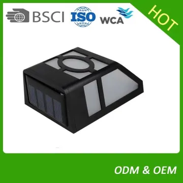 Hot Sell Solar Powered Mini Motion Sensor Solar Outdoor LED Wall Light With Long Time Warranty led lampas
