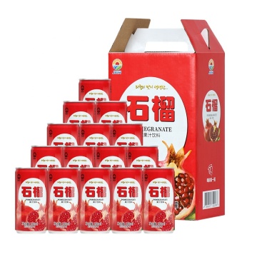 JIUR New Flavors 180ml Pomegranate Canned Soft Drinks - Bulk Juice Beverage for Sale