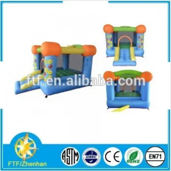 cheap tropical combo inflatable bouncer slides for sale