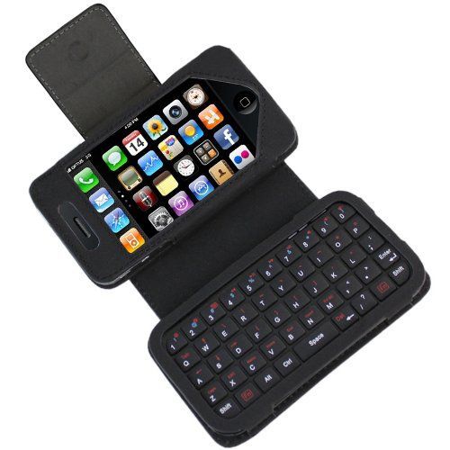 Mini Iphone Sliding Bluetooth Wireless Keyboard Case For Ipad, Iphone