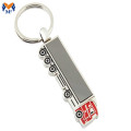 Metal Soft Enamel Truck Shaped Keychain