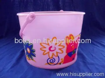 Plastic Easter Buckets With Handle 