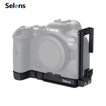 Selens Camera Cage L-Plate for Canon R5/R6 - SLC8-R5-B for Quick Mount Photography