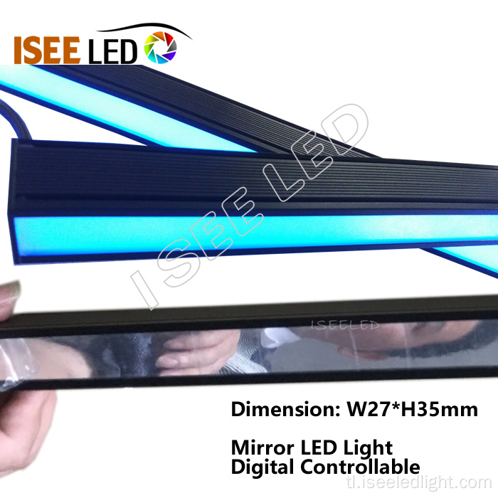 Mirror Digital LED Bar Light sa Night Club