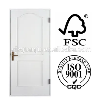 White paint wood door,Luxury Europe style wooden door , Fashion Wood Door for hotel bedroom