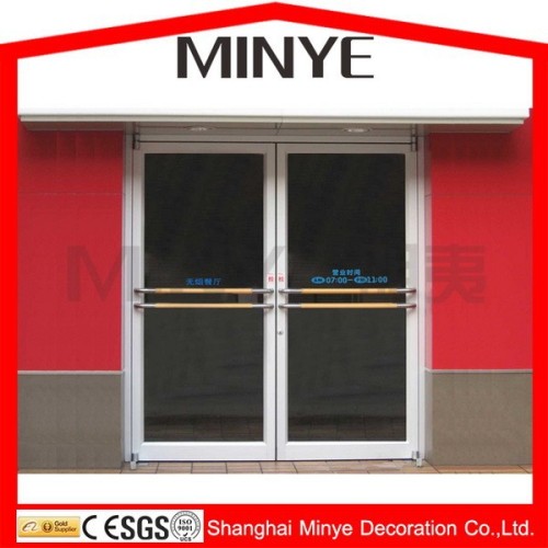 restaurant aluminum entry door with closer