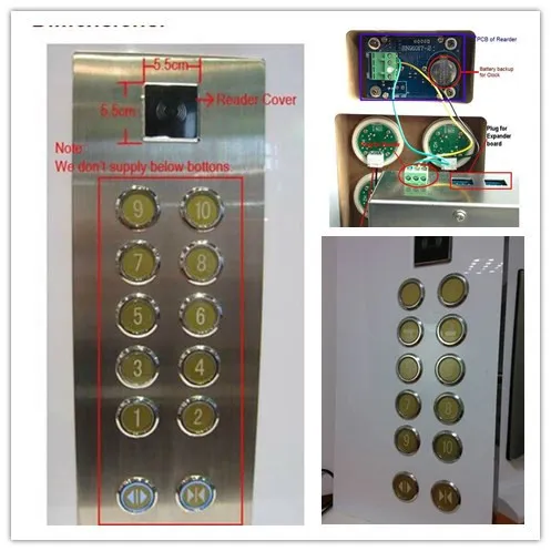 smart card access control hotel smart lift controller for 5 star hotel