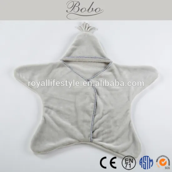 10 years factory wholesale star baby swaddle blanket for kid