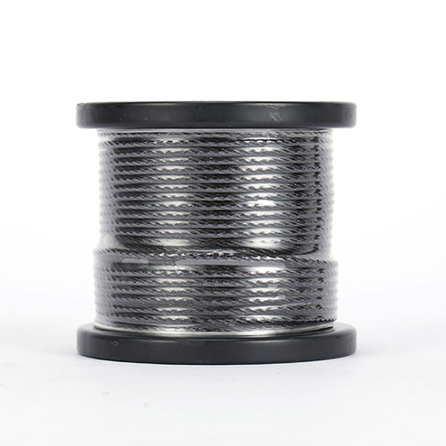 Black Oxide Treated Stainless Steel Wire Rope